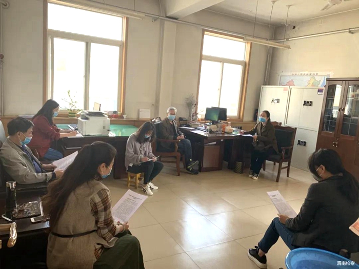 3月23日，渭南市人民检察院第二检察部召开部门会议，研究部署重罪条线核心业务工作。