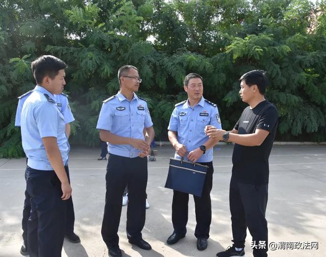 渭南市公安局警务保障处来合检查指导全省警用无人机比武竞赛备战工作（图）