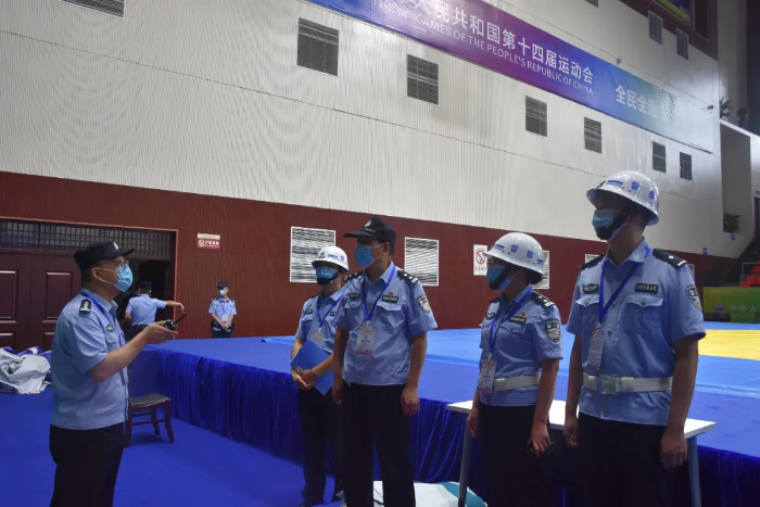 合阳县公安局组织开展十四运中国式摔跤测试赛安保模拟演练