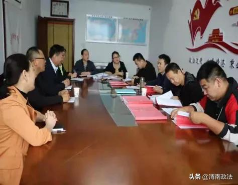 渭南市司法局来合评估检查行政执法“三项制度”工作