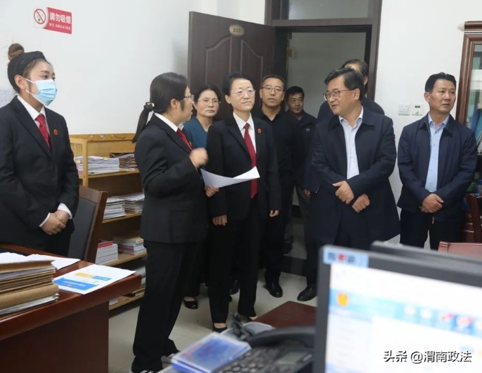 合阳县人大常委会对《中华人民共和国民事诉讼法》贯彻执行情况开展执法检查（图）